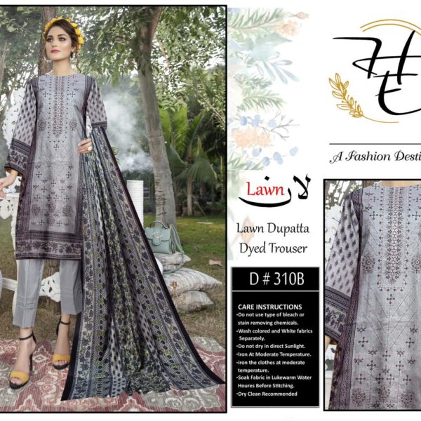 3 Piece LAWN Suit