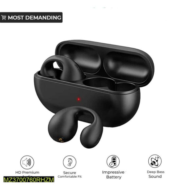 Earcuffs Wireless Earbuds-black