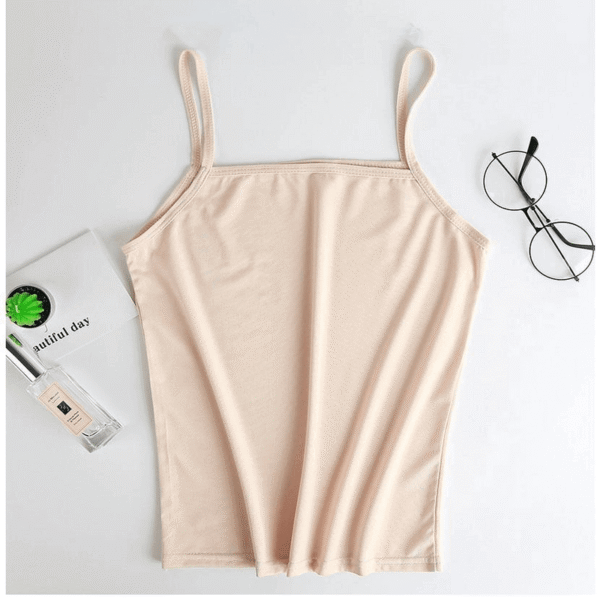 Women Camisole Slim Spaghetti Strap Plain Vest Top