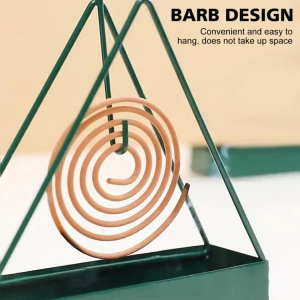 Light-haired Iron Insect Mosquito Coil Holder Retro Innovative Home Incense Mosquito Resistant Coil Holder Anti-Mosquito Residence Supplies For Home, Garden, and Wedding Lawns