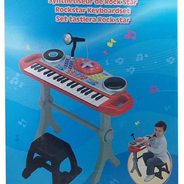 WinFun - Keyboard Rock Star Set Black - 2068