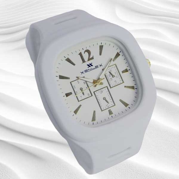 Xenlex Square Dail Watch For Boys Analog Silicone Starp Dial (ZV:11840)